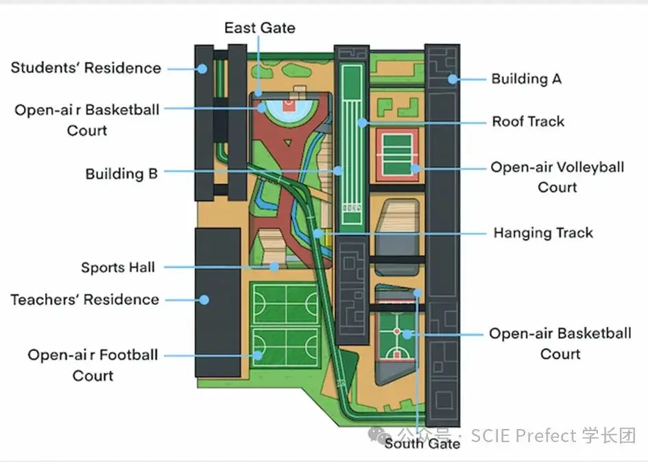 Masterplan of the Shenzhen College of International Education campus