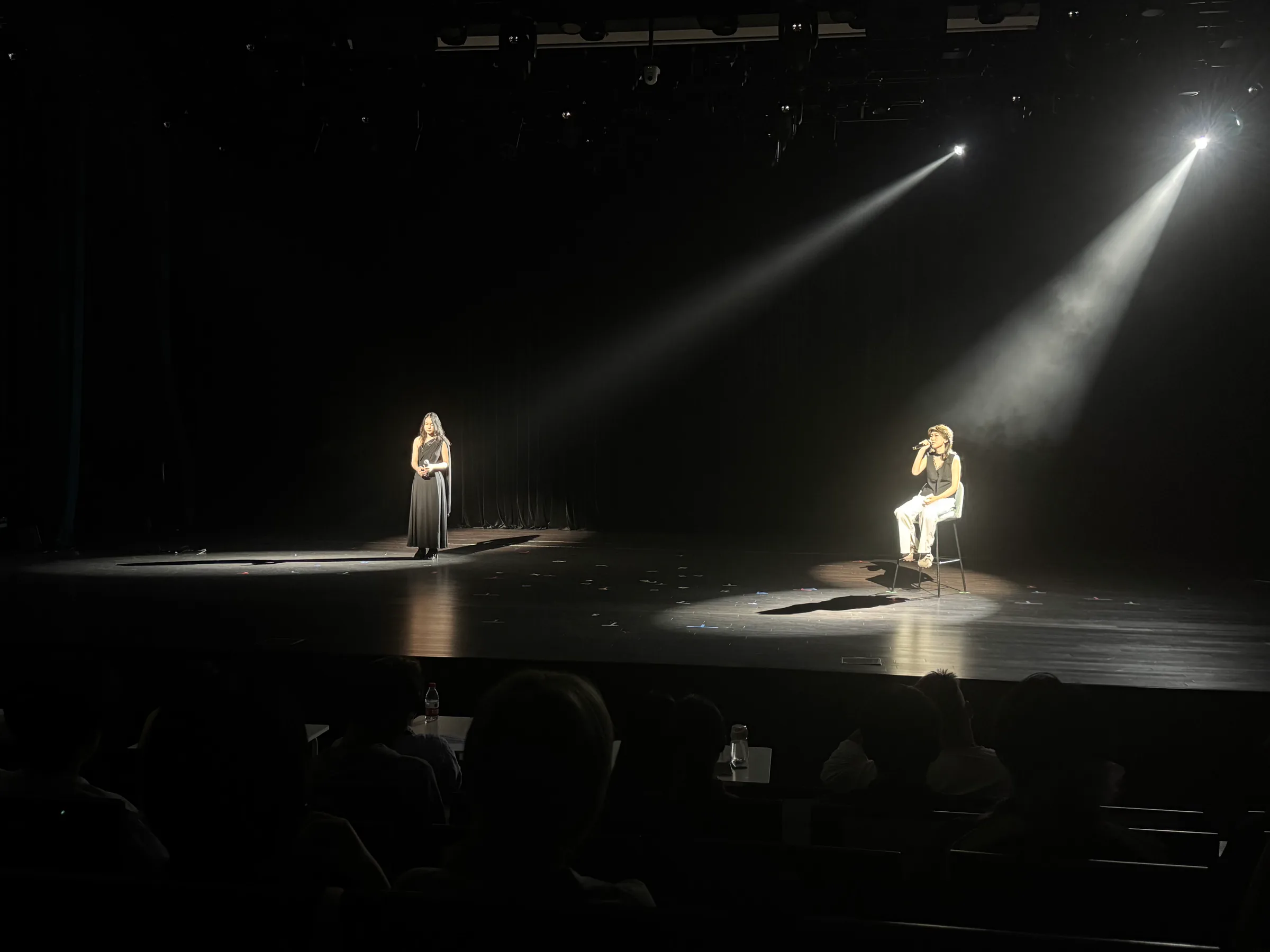 After rehearsal, step into the light
