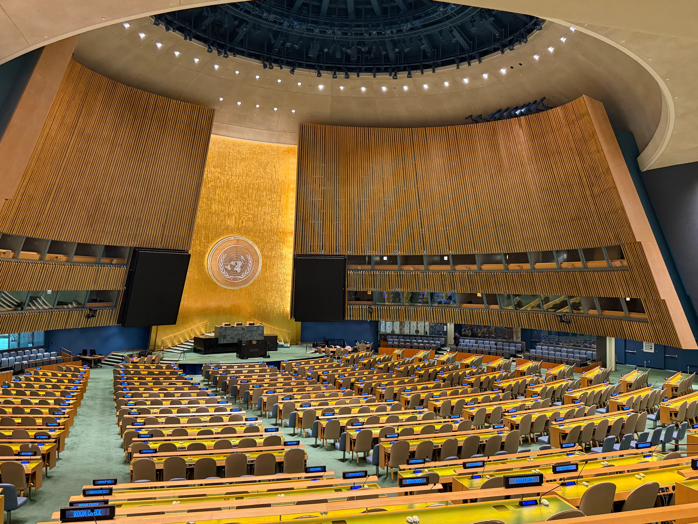 The United Nations General Assembly Hall, used as context for Model United Nations